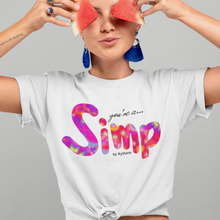 Afbeelding in Gallery-weergave laden, You're a... SIMP by Kythana - T-shirt met korte mouwen voor jongeren
