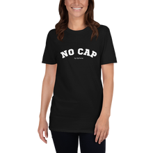 Afbeelding in Gallery-weergave laden, NO CAP by Kythana - Unisex T-shirt met korte mouw volwassenen