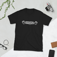 Afbeelding in Gallery-weergave laden, KNUFFELCONTACT by Kythana - Unisex T-shirt met korte mouw volwassenen