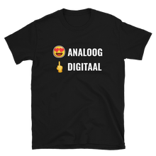 Afbeelding in Gallery-weergave laden, Weg met digitale teller! - Unisex T-shirt met korte mouw