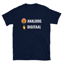 Afbeelding in Gallery-weergave laden, Weg met digitale teller! - Unisex T-shirt met korte mouw