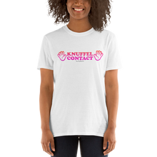 Afbeelding in Gallery-weergave laden, KNUFFELCONTACT by Kythana - Unisex T-shirt met korte mouw volwassenen