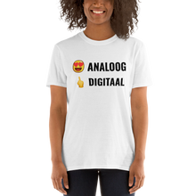 Afbeelding in Gallery-weergave laden, Weg met digitale teller - Unisex T-shirt met korte mouw